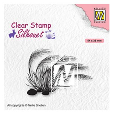 Nellie's Choice Clear Stamp - Blooming Grass